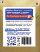 Medicinal Wipe Gloves, SeniorOdorOrange, 1Earth, Case of 6 Packs of 2 (12 Wipe Gloves)