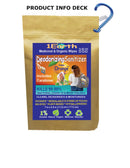 Medicinal Wipes with Carabiner, DeodorizingSanitizer, 1Earth, Case of 6 Packs of 16 Wipes and Carabiner (96 Wipes and 6 Carabiners)