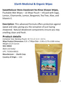 Medicinal Wipes, IslandSpaStress, 1Earth, Case of 6 Packs of 16 (96 Wipes)