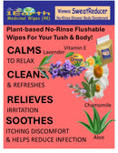 Medicinal Wipes, Womens SweatReducer, 1Earth, Case of 6 Packs of 16 (96 Wipes)