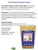 Medicinal Wipes, WhiteTeaLeafSpa, 1Earth, Case of 6 Packs of 16 (96 Wipes)