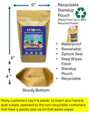 Medicinal Wipes, IslandSpaStress, 1Earth, Case of 6 Packs of 16 (96 Wipes)