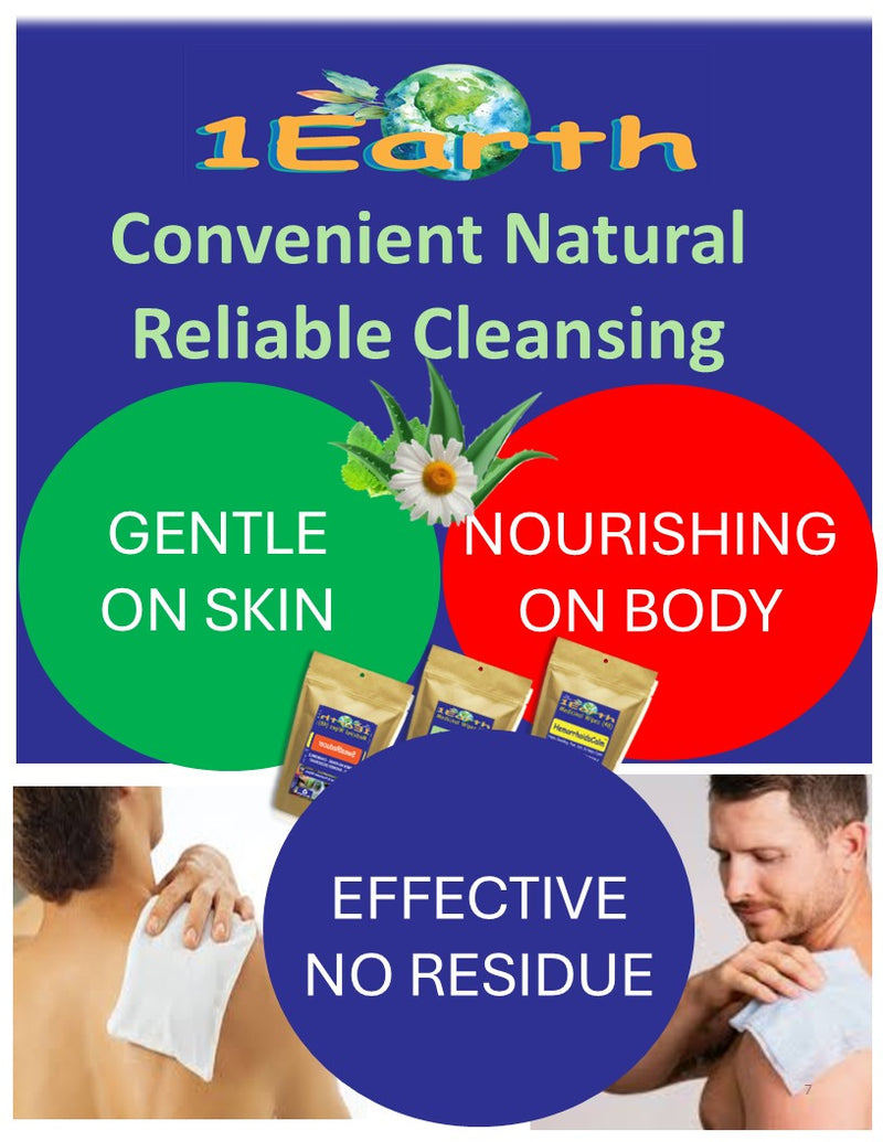 Medicinal Wipes, HawaiiHibiscus, 1Earth, Pack of 16