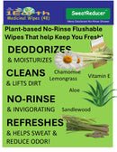 Medicinal Wipes, Mens SweatReducer, 1Earth, Case of 6 Packs of 16 (96 Wipes)