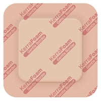 KerraFoam Gentle Border Silicone Foam Dressing 5 X 5 Inch Square Silicone Adhesive with Border Sterile, CWL1013 - EACH