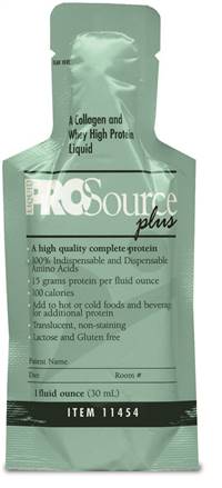 ProSource Plus Protein Supplement Unflavored 1 oz. Bottle Concentrate, 11454 - Case of 100