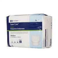 Sure Care Adult Underwear Pull On Medium Disposable Heavy Absorbency, 1205- - Pack of 18