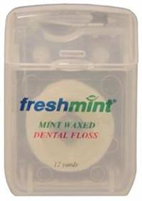 Freshmint Dental Floss,12 Yard Mint, DF12 - Case of 144