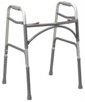 McKesson Bariatric Folding Walker Adjustable Height Steel Frame 500 lbs. Weight Capacity 32-1/2 to 39 Inch, 146-10220-2 - CASE OF 2