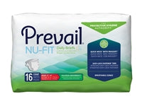 Prevail Nu-Fit Brief, Medium, Moderate Absorbency, Disposable