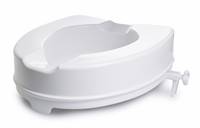 McKesson Raised Toilet Seat 4 Inch Height White 400 lbs. Weight Capacity 400 lbs. Weight Capacity, 146-RTL12064 - EACH