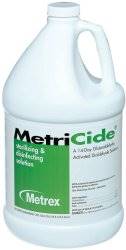 MetriCide Glutaraldehyde High-Level Disinfectant, Activation Required Liquid 1 gal. Jug Max 14 Day Reuse, 10-1400 - Case of 4
