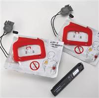 Lifepak CR Plus Charge-Pak Charger Pack With 2 Set Electrode Pad Defibrillation, 11403-000001 
