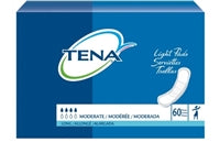 Tena Light Pads, Moderate Absorbency, Long, 60 Pack