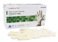 McKesson Confiderm Exam Glove Large NonSterile Latex Standard Cuff Length Smooth Ivory, 14-318 - Pack of 100