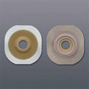 FlexWear Colostomy Barrier Pre-Cut, Standard Wear Tape 2-1/4 Inch Flange Red Code Hydrocolloid 1-1/4 Inch Stoma, 14506 - Box of 5