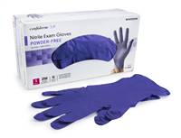 McKesson Confiderm 3.0 Exam Glove Small Nitrile Standard Cuff Length Textured Fingertips Blue , 14-6N32 - Box of 250