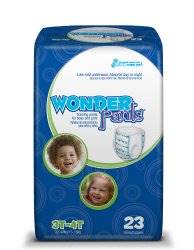 Wonder Pants Toddler Training Pants Pull On 3T to 4T Disposable Heavy Absorbency, WP8001/1 - Case of 92