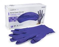 McKesson Confiderm 3.0 Exam Glove X-Large Nitrile Standard Cuff Length Textured Fingertips Blue , 14-6N38 - Case of 2300