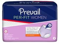 Prevail Per-Fit Women Adult Underwear Pull On Large Disposable Moderate Absorbency, PFW-513 - Pack of 18