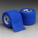 Coban Cohesive Bandage 3 Inch X 5 Yard Standard Compression Self-adherent Closure Blue , 1583B - EACH