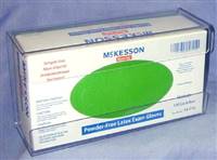 Glove Box Holder, McKesson, Horizontal or Vertical Mount 1-Box Clear 4 X 5-1/2 X 10 Inch Plastic, 16-6534 - EACH
