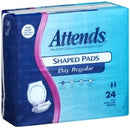Attends Shaped Pads Day Regular, 24.5", Bladder Control Pad, Liner Pad, SPDR