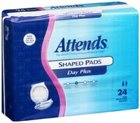 Attends Shaped Pads Day Plus, 24.5", Bladder Control Pad, Liner Pad, SPDP