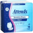 Attends Shaped Pads Super, 24.5", Bladder Control Pad, Liner Pad, SPS