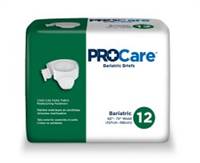 ProCare Adult Brief Tab Closure 2X-Large Disposable Heavy Absorbency, CRB-017 - Case of 48