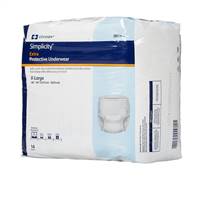 Simplicity Adult Underwear Pull On X-Large Disposable Moderate Absorbency, 1850- - Case of 56