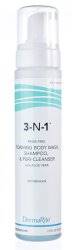 DermaRite 3-N-1 Cleansing Foam Body Wash Foaming 7.5 oz. Pump Bottle Mild Scent, 00190 - EACH