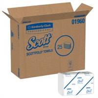 Scott Scottfold Paper Towel Multi-Fold 8-1/10 X 12-2/5 Inch, 01960 - Case of 4375