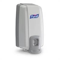Purell NXT Space Saver Hand Hygiene Dispenser, Dove Gray Plastic Push Bar 1000 mL Wall Mount, 2120-06 - Case of 6