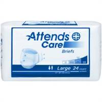 Attends Care Adult Brief Tab Closure Medium Disposable Moderate Absorbency, BRHC20 - Pack of 24