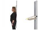 Health O Meter Height Rod Polymer Wall Mount, 205HR 