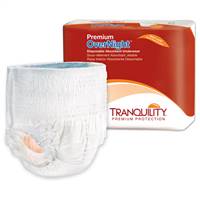 Tranquility Premium OverNight Adult Underwear Pull On X-Small Disposable Heavy Absorbency, 2113 - Case of 88