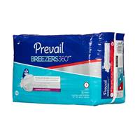 Prevail Breezers 360 Adult Brief  Tab Closure Size 1 Disposable Heavy Absorbency, PVBNG-012 - Pack of 16