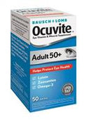Ocuvite Adult 50+ Multivitamin Supplement Ascorbic Acid / Vitamin E 30 IU - 150 mg Strength Softgel 50 per Bottle, 32420846530 - ONE BOTTLE