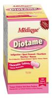 Diotame Anti-Diarrheal 262 mg Strength Chewable Tablet 100 per Box, 22033 - BOX OF 100