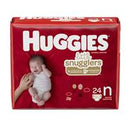 Huggies Little Snugglers Baby Diaper Newborn Disposable Heavy Absorbency, 52238 - PACK OF 24