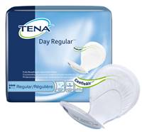 TENA Day Regular Bladder Control Pad Moderate Absorbency Dry-Fast Core One Size Fits Most Unisex Disposable, 62418 - Pack of 46