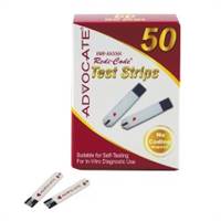 Advocate Blood Glucose Test Strips, 50 Test Strips per Box, BMB002 - Box of 50