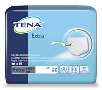 TENA Extra Adult Underwear, Pull On 2X-Large Disposable Moderate Absorbency, 72518 - Case of 48