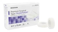 McKesson Medical Tape Water Resistant Plastic 1/2 Inch X 10 Yard Transparent NonSterile, 100196 - CASE OF 240