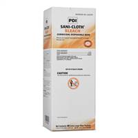 Sani-Cloth Bleach Wipe Surface Disinfectant Cleaner Germicidal, NonSterile Individual Packet Disposable Chlorine Scent, U26595 - CASE OF 120 WIPES
