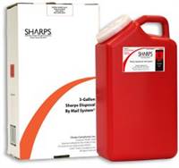 Sharps Recovery System Mailback Container 3 Gallon Red, 13000-008 - SOLD BY: PACK OF ONE