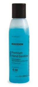 McKesson Premium Hand Sanitizer 4 oz. Ethyl Alcohol Gel Bottle, 53-28032-4 - Case of 24