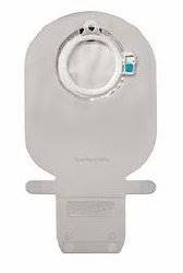 SenSura Mio Filtered Ostomy Pouch Two-Piece System Maxi 60 mm Stoma Drainable Flat, 11482 - Pack of 10