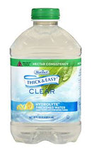 Thick & Easy Hydrolyte Thickened Water 46 oz. Bottle Lemon Flavor Ready to Use Nectar Consistency, 12863 - EACH